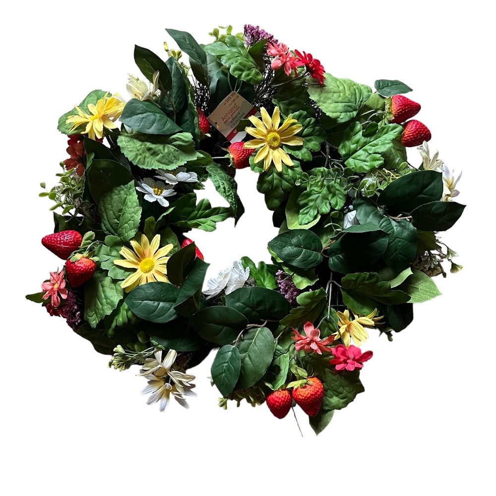 NWT Ashland Very Berry Strawberry Wreath